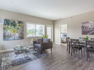 Spacious Living and Eating Area - 302
